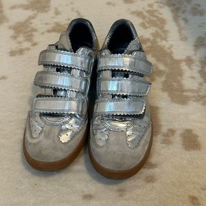 Isabel Marant “Beth” Sneakers, Silver, Size 7 (FR 38)